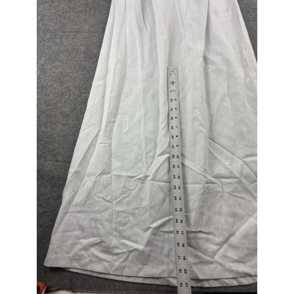 AMBER GARDENIA Women XS white Maxi Wedding Gown Elegant Tie Jacket Old Money SEE - Picture 3 of 9